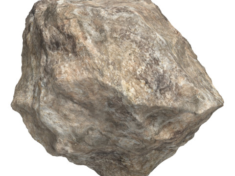 Rock Boulder 03 3D Model