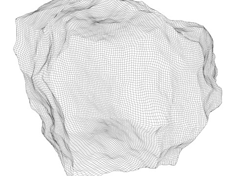 Rock Boulder 03 3D Model