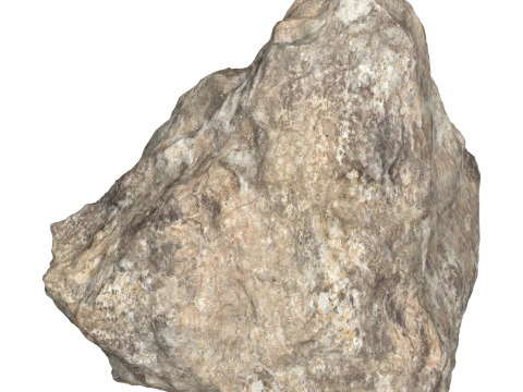 Rock Boulder 04 3D Model