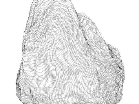 Rock Boulder 04 3D Model