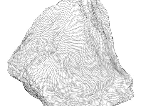 Rock Boulder 06 3D Model