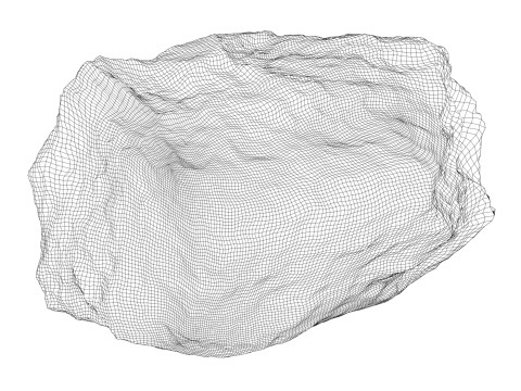 Rock Boulder 08 3D Model