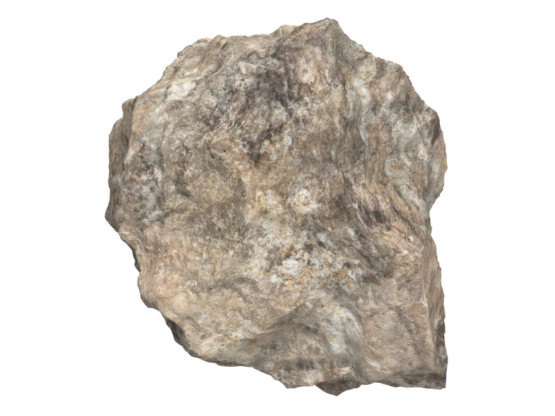 Rock Boulder 09 3D Модель .c4d .max .obj .3ds .fbx .stl .blend 