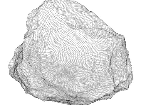 Rock Boulder 10 Model 3D