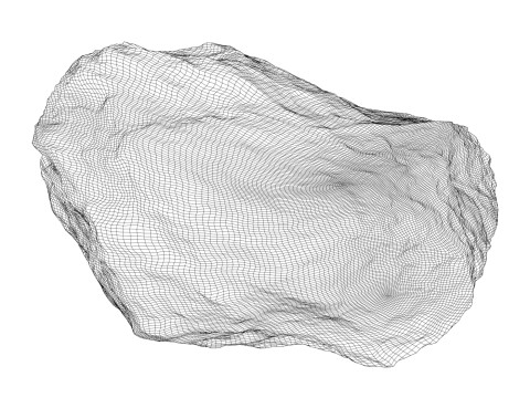 Rock Boulder 12 3D Model