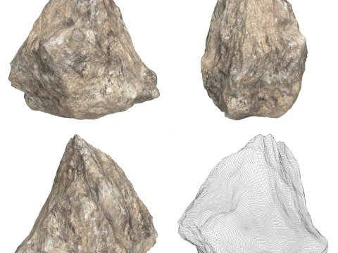 12 Collezione di massi rocciosi Modello 3D