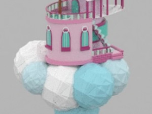 fairy castle 3D Модель
