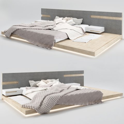 bed 3D मॉडल .c4d .max .obj .3ds .fbx .stl .blend 