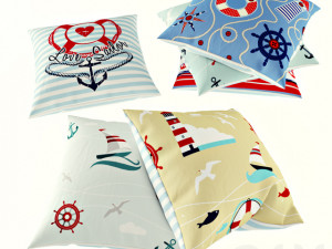 baby pillows 3D 模型