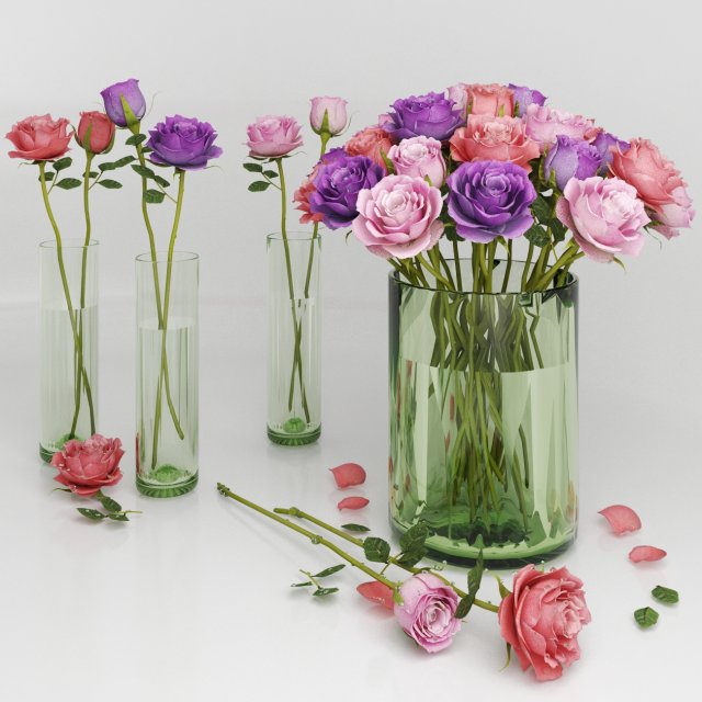 sweet rose 3D मॉडल .c4d .max .obj .3ds .fbx .stl .blend 