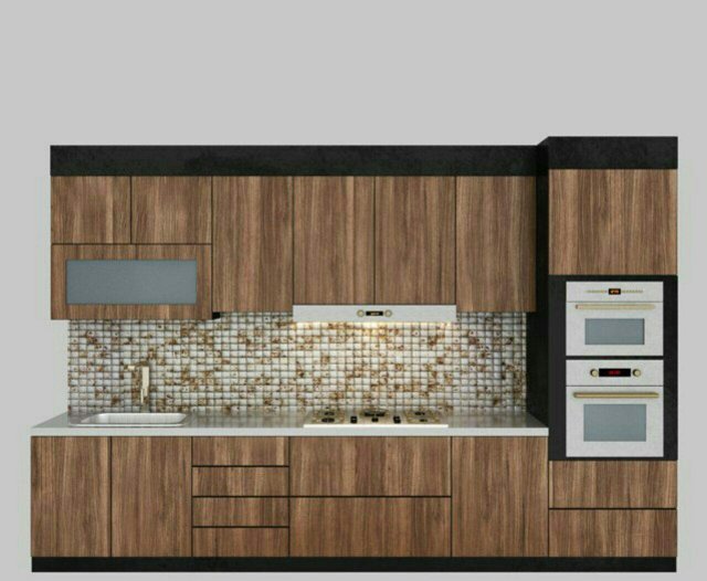 modern kitchen Modelo 3D .c4d .max .obj .3ds .fbx .stl .blend 