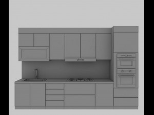 modern kitchen Modelo 3D