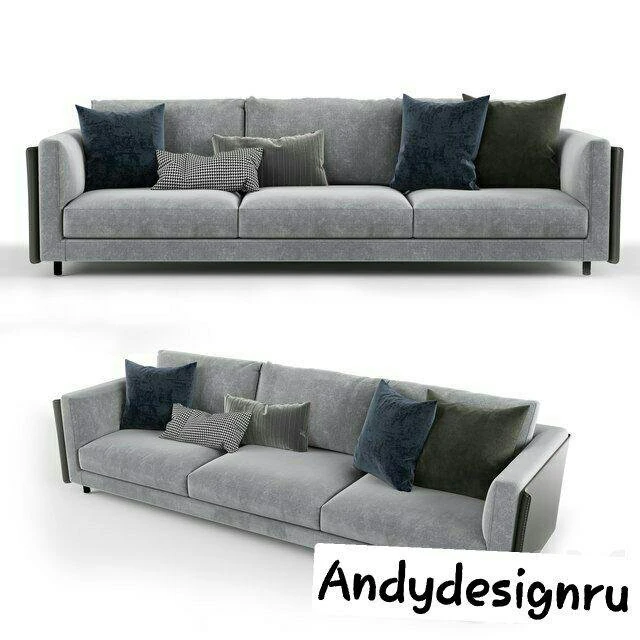 modern sofa 3D Model .c4d .max .obj .3ds .fbx .stl .blend 