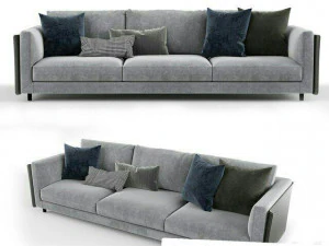 sof&aacute; moderno Modelo 3D