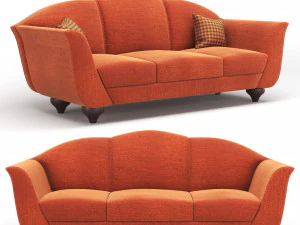 italian sofa 2 3D Model
