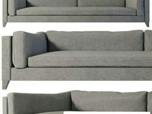 divano montauk - harris Modello 3D