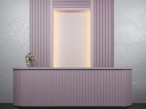 recepção Modelo 3D