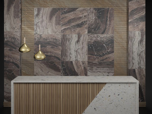 reception - office counter 3Dモデル
