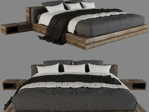 hi-tech bed 3D मॉडल