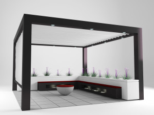 modern pergola 3D Модель