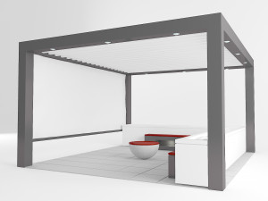 modern pergola 3D Model