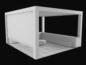 modern pergola 3D Model