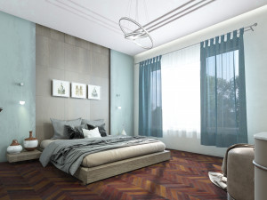 bedroom interior scene 3D Model
