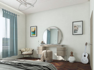 bedroom interior scene 3D Model