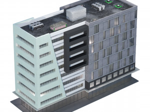 Modern building 03 3Dモデル
