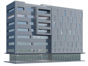 Modern building 03 3Dモデル