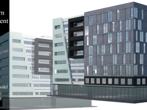 Modern building 03 3D 모델