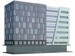 Modern building 03 3D Model