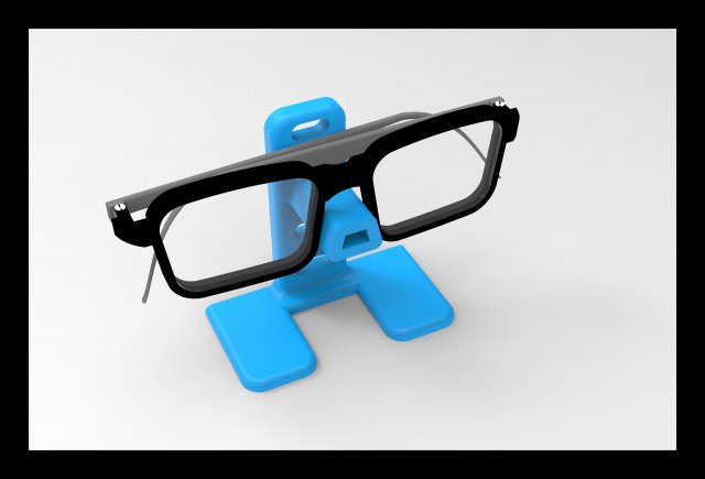 spectacle stand 3D Baskı Modeli .c4d .max .obj .3ds .fbx .stl .blend 