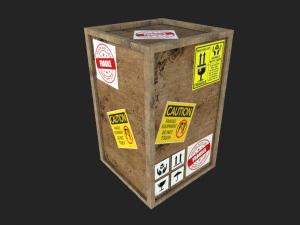 crate 3D 모델