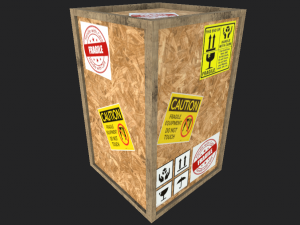 crate 3D 모델