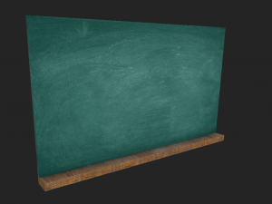 chalkboard 3D 모델