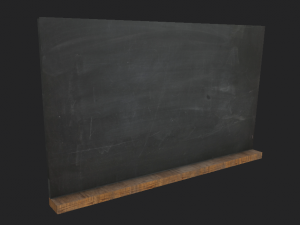 chalkboard 3D Модель
