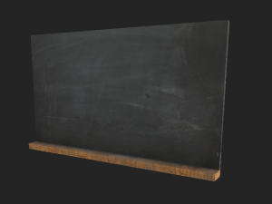 chalkboard 3D Модель