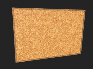 corkboard 3D Модель