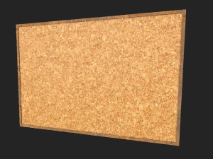 corkboard 3D Model