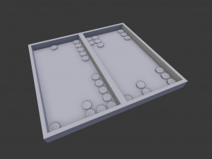 backgammon 3Dモデル