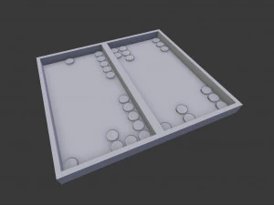 backgammon 3D Model
