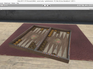 backgammon 3Dモデル