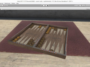 backgammon 3Dモデル