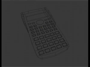 calcolatrice Modello 3D
