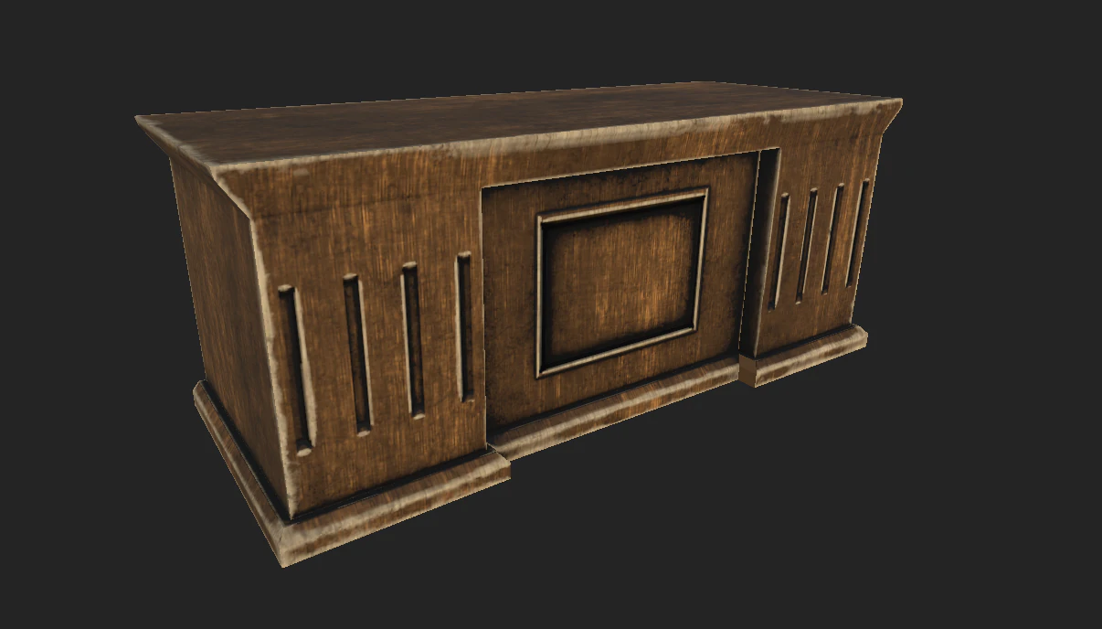 table 3D Model .c4d .max .obj .3ds .fbx .stl .blend 