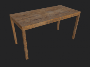 table 3D मॉडल