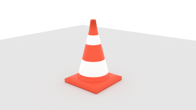 traffic cone Modelo 3D .c4d .max .obj .3ds .fbx .stl .blend 