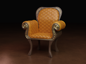 aristocrat sofa Modelo 3D