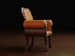 aristocrat sofa 3D Model